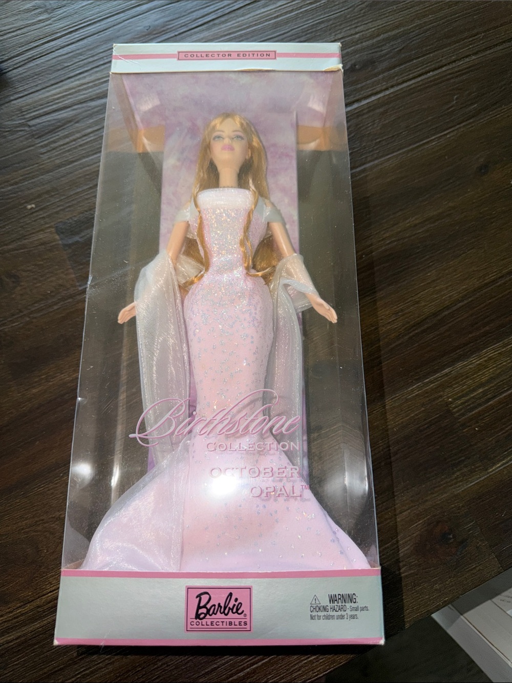 Barbie Pink Sparkle Gown Collector Doll - October Opal